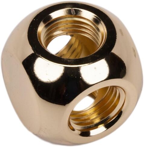 Barrow G1/4" 4-way Ball Fitting, Gold in Saudi Arabia