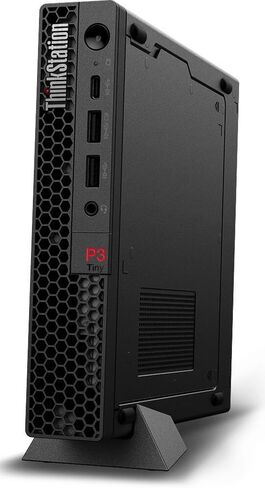 Lenovo ThinkStation P3 Tiny Workstation Mini Desktop (Intel i5-13500, Intel UHD 770 Shared, 32GB DDR5, 256GB PCIe SSD, WiFi 6E, Bluetooth 5.3, 230W PSU, RJ-45, Win 11 Pro) w/DKZ USB Port Expander in Saudi Arabia