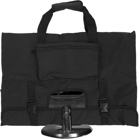 ASIXXSIX Monitor Carry Caseing ، 600 D Oxford Cloth Switch Grass Cover مع بطانة مبطنة ، وحالة سفر شاشة واقية لشاشات وشاشات LCD 24 " in Kuwait