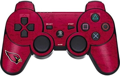 Skinit Skinit Gaming Gaming Skin متوافق مع وحدة التحكم اللاسلكية Dual Frack PS3 - NFL Arizona Cardinals مرخص رسميًا. in Saudi Arabia