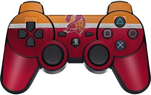 ألعاب Skinit Scenit Maming Skin متوافقة مع وحدة التحكم اللاسلكية Dual Frack PS3 - NFL Tampa Bay Buccaneers تصميم عتيقة رسميًا in Saudi Arabia