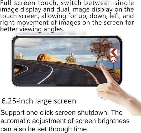 Car Blind Spot Camera and Car Blind Spot Display System, Blind Spot Driving Recorder, BSD Blind Spot Warning Assistance, Blind Spot Monitoring BSM Camera Monitoring System CMS(Silver) in Saudi Arabia