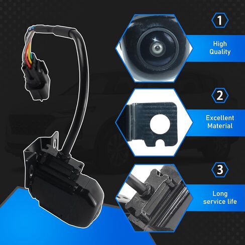 Rear View Backup Camera Parking Aid Camera Compatible with 2017-2019 Hyundai Santa Fe Replaces 95760-B8650 95760B8650 95760-B8640 95760B8640 95760-B8641 95760B8641 in Saudi Arabia