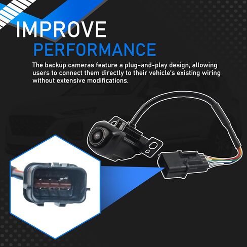 Rear View Backup Camera Parking Aid Camera Compatible with 2017-2019 Hyundai Santa Fe Replaces 95760-B8650 95760B8650 95760-B8640 95760B8640 95760-B8641 95760B8641 in Saudi Arabia