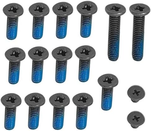 Gintai 17Pcs Lower Bottom Base Cover Case Screws Replacement for HP Pavilion 15-AB (Black) in Saudi Arabia