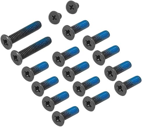 Gintai 17Pcs Lower Bottom Base Cover Case Screws Replacement for HP Pavilion 15-AB (Black) in Saudi Arabia