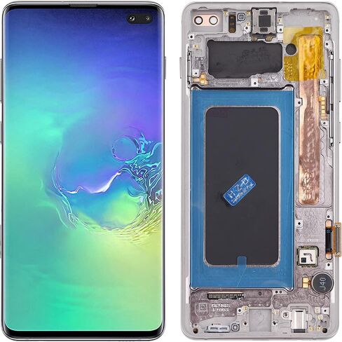[2024 NEW] استبدال شاشة عرض AMOLED SWARKING متوافق مع Samsung Galaxy S10+ S10 Plus （أسود مع مجموعة شاشة لمس الإطار مع أدوات الإصلاح in Kuwait