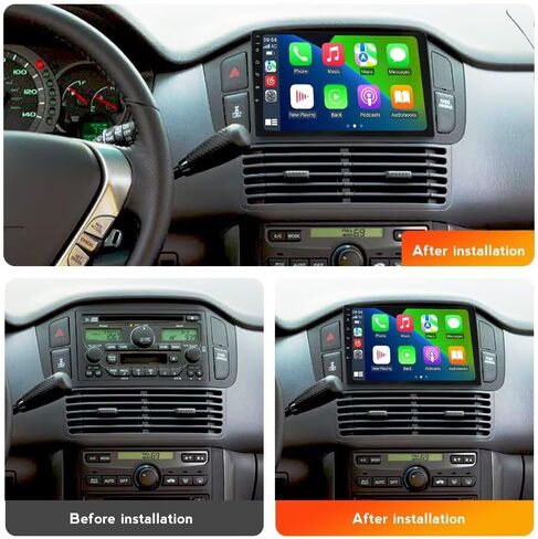 Radio for Honda Pilot 2003-2005 Car Stereo Upgrade Kit ، 8-Core 2+32 GB Android 13 9 " in Kuwait