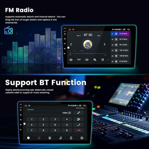 Radio for Honda Pilot 2003-2005 Car Stereo Upgrade Kit ، 8-Core 2+32 GB Android 13 9 " in Kuwait