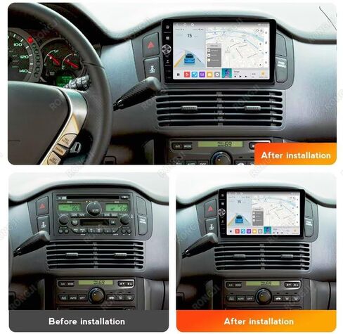 Radio for Honda Pilot 2003-2005 Car Stereo Upgrade Kit ، 8-Core 2+32 GB Android 13 9 " in Kuwait