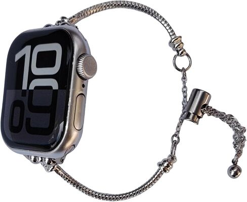 حزام Apple Watch المخرم للنساء ، سلسلة سوار سلسلة الأفعى in Kuwait