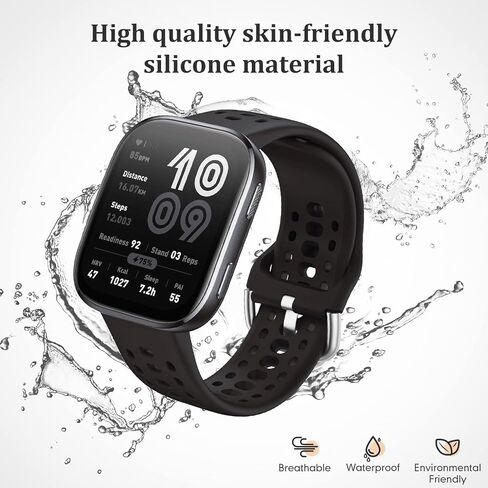 شريط ساعة السيليكون لـ Amazfit Helio Strap/Bip 6/Bip 5 ، Soft Sport Sport Replishible Strap لـ Amazfit GTR 4/3 in Kuwait