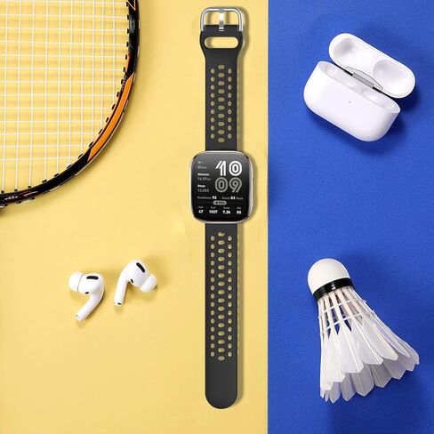 شريط ساعة السيليكون لـ Amazfit Helio Strap/Bip 6/Bip 5 ، Soft Sport Sport Replishible Strap لـ Amazfit GTR 4/3 in Kuwait