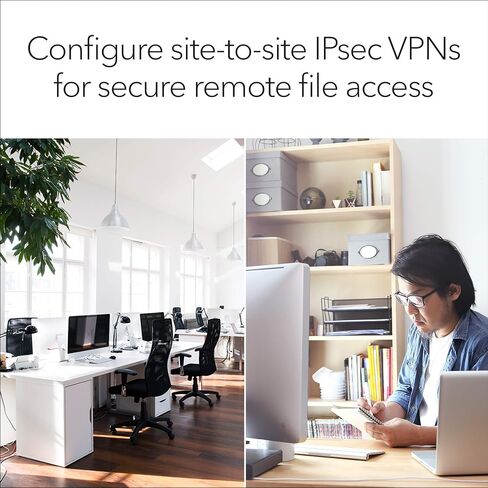 NetGear Insight Managed VPN Business Router (BR200)-VPN Secure Secure | تصل إلى 256 VLAN | يدعم OpenVPN و IPSEC | شبكة جدار الحماية الشبكة | 4 × 1G منافذ Ethernet (متجددة) in Saudi Arabia
