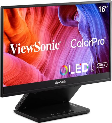 VP16-OLED 15.6 "محمولة 1080p OLED مع 60W USB-C و MINI-HDMI ، وموقف مريح (متجدد) in Kuwait