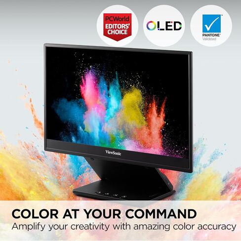VP16-OLED 15.6 "محمولة 1080p OLED مع 60W USB-C و MINI-HDMI ، وموقف مريح (متجدد) in Kuwait