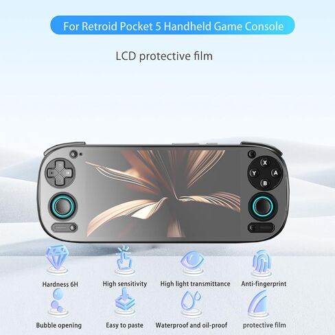 [3pack] واقي الشاشة لجيب Retroid 5 ، فيلم الحماية HD ، صلابة 6H ، خدش ، مضاد للانجراف ، فيلم واقٍ لـ Retroid Pocket 5 (لا يخفف الزجاج) in Kuwait