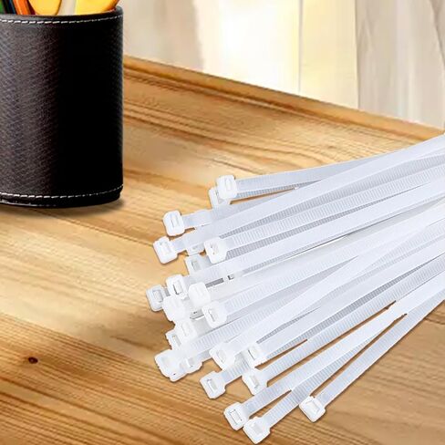 3.15 inch Reusable Fastening Straps - 60-Pack, Self-Locking，Eco-Friendly Organizer - Black in Saudi Arabia
