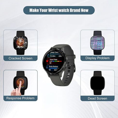 LCD Digital Display Compatible with Garmin Venu 3S 41MM 1.2" LCD Display Touch Screen Assembly with Tools in Saudi Arabia