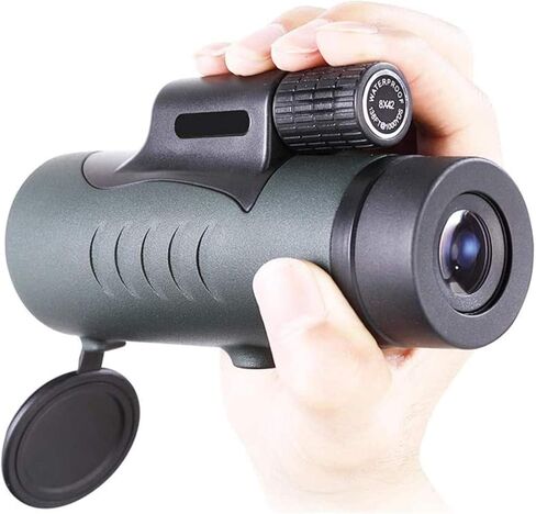 Portable Binoculars High Power 8x42, High Power Monocular with BAK4 Prism Lens Life Waterproof Monocular with Smartphone Adapter for Adults Bird Watching Sightseeing in Saudi Arabia