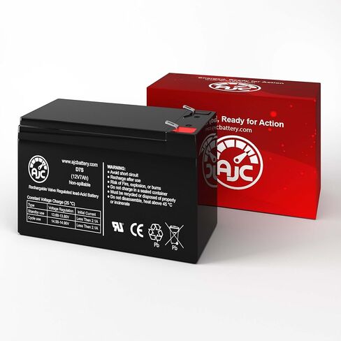 بطارية AJC متوافقة مع Powercom King Pro Kin-2200AP Kin-2200AP RM 12V 7AH UPS بطارية in Saudi Arabia
