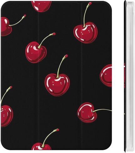 حالة نمط الكرز مع حامل القلم رفيع الخفيفة الوزن trifold حامل متوافق مع iPad mini 4/5/6 mini4/5 （7.9in） in Kuwait