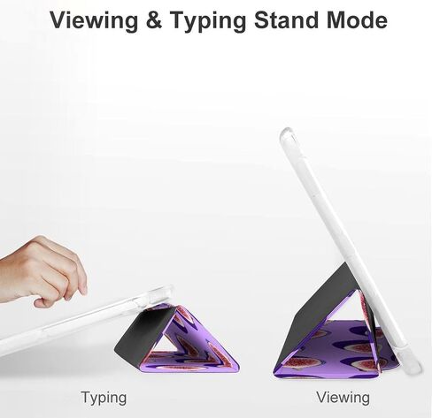 حالة نمط الفاكهة مع حامل القلم رفيع الخفيف الوزن Trifold حامل متوافق مع iPad mini 4/5/6 mini6 （8.3in） in Kuwait