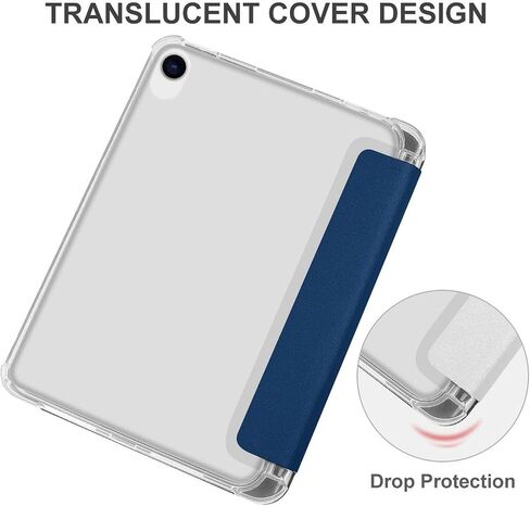 Pennsylvania Flag Case with Pen Holder Slim Lightweight Trifold Stand Compatible with iPad mini 4/5/6 Mini6（8.3in） in Saudi Arabia