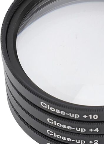 yunir incl up macro lens filter kit مع +1 ، +2 ، +4 ، +10 عدسات للتصوير الفوتوغرافي ، مرشحات الزجاج البصري ، البناء المزدوج الخيوط ، حقيبة واقية متضمنة لمختلف الموضوعات (72 مم) in Kuwait