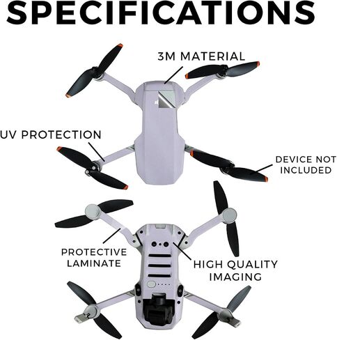لامع لامعة الجلد متوافق مع DJI Mini 4K - اللافندر الصلبة - قسط 3M فينيل غلاف الالتفاف الواقي - من السهل تطبيق | مصنوع في الولايات المتحدة الأمريكية من قبل Mayyskins in Kuwait