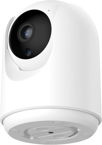 Indoor Security Camera with 2K Resolution, Motion Detection, and Tabletop Mount - Corded Electric for Continuous Power, Supports Cloud & SD Card Storage in Kuwait