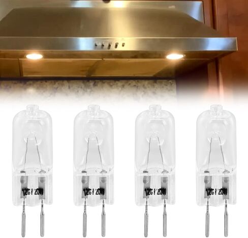 4 PCS PCS Halogen Light Light 120V 20W GY6.35 T4 Microwave Light Plubs for Microwave ، وفرن ، وغطاء المدى in Saudi Arabia