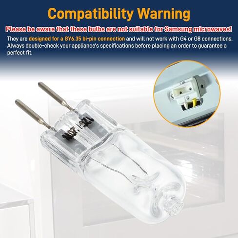 4 PCS PCS Halogen Light Light 120V 20W GY6.35 T4 Microwave Light Plubs for Microwave ، وفرن ، وغطاء المدى in Saudi Arabia