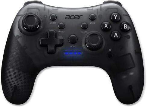 Acer Gaming Controller GC501 - مع مقاطع التحكم ، وسادة الاتجاه ، وزر توربو ، وأزرار الحركة وأضواء مؤشر LED - متوافقة مع OS و Windows & Android (متجددة) in Kuwait