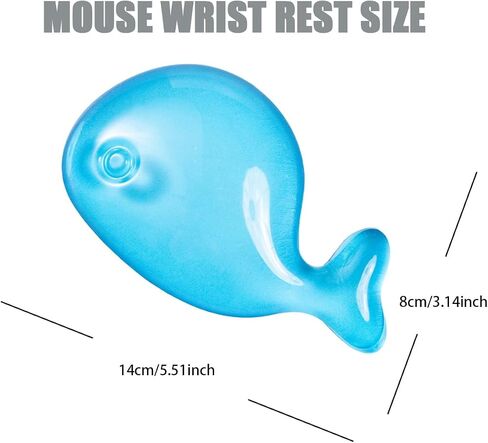 Pink Gel Mouse Wrist Rest – Clear Cute Bow Tie Mouse Wrist Rest, Comfort & Support for Typing and Gaming (Bow tie, Pink) in Kuwait