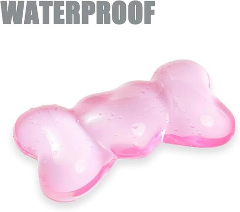 Pink Gel Mouse Wrist Rest – Clear Cute Bow Tie Mouse Wrist Rest, Comfort & Support for Typing and Gaming (Bow tie, Pink) in Kuwait