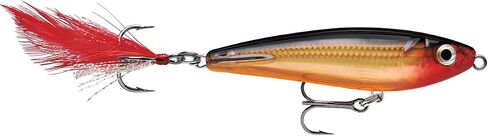 Rapala X -Rap Subwalk 09 Topwater Subsurface Walker - Gold in Saudi Arabia