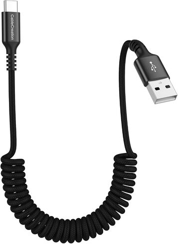 كبلات USB C CableCreation ، كابل USB A إلى USB C لكابل الشاحن من نوع السيارة C لـ Carplay & Android Auto متوافق مع iPhone 16،15 ، Samsung Galaxy S24 ، Google Pixel ، Tablet ، Tabled ، Braide in Kuwait