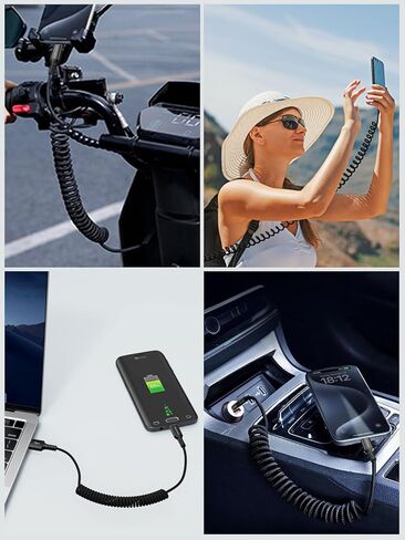 كبلات USB C CableCreation ، كابل USB A إلى USB C لكابل الشاحن من نوع السيارة C لـ Carplay & Android Auto متوافق مع iPhone 16،15 ، Samsung Galaxy S24 ، Google Pixel ، Tablet ، Tabled ، Braide in Kuwait