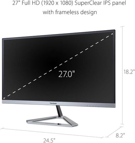 VX2776-SMHD 27in IPS 1080P LED Monitor HDMI ، DisplayPort (متجدد) in Saudi Arabia