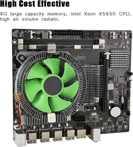مجموعة اللوحة الأم CPU PC ، X58 Top Desk PC Set Motherboard Set ، لـ Intel Xeon X5650 CPU Radiator عالية الصوت in Saudi Arabia