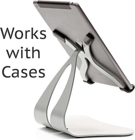 فكر في Stabile 2.0 Steel Stand Silver - مصنوع في الولايات المتحدة الأمريكية - متوافق مع Apple iPad in Kuwait