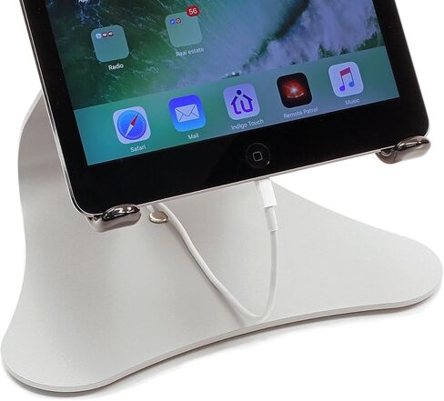 فكر في Stabile 2.0 Steel Stand Silver - مصنوع في الولايات المتحدة الأمريكية - متوافق مع Apple iPad in Kuwait