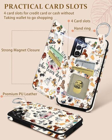 Shorogyt for Samsung Galaxy A16 Wallet Case - تصميم كوكب أزياء لطيف مع حامل البطاقة Kickstand for Magnetic Clasp Back Flip Folio Leather Phone for Wome Girls Men in Kuwait