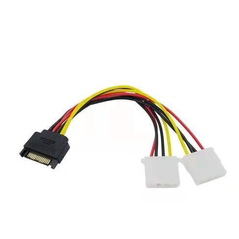 20 سم تمديد كابل SATA 4PIN الذكور إلى IDE BIG 4PIN أنثى محول الكابل لمحرك الأقراص الصلبة HDD in Kuwait