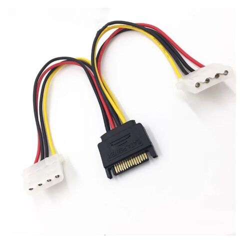 20 سم تمديد كابل SATA 4PIN الذكور إلى IDE BIG 4PIN أنثى محول الكابل لمحرك الأقراص الصلبة HDD in Kuwait