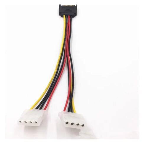 20 سم تمديد كابل SATA 4PIN الذكور إلى IDE BIG 4PIN أنثى محول الكابل لمحرك الأقراص الصلبة HDD in Kuwait