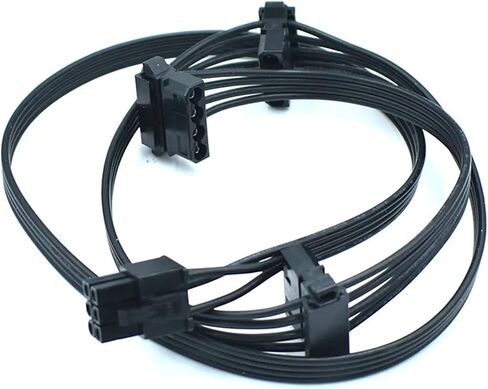 SATA/PATA 6 Pin to 3X SATA/3X IDE Drive Cable Replacement for HX1200 RM1000X RM850X RM650x RM550x RM750X PSUs(IDE) in Saudi Arabia