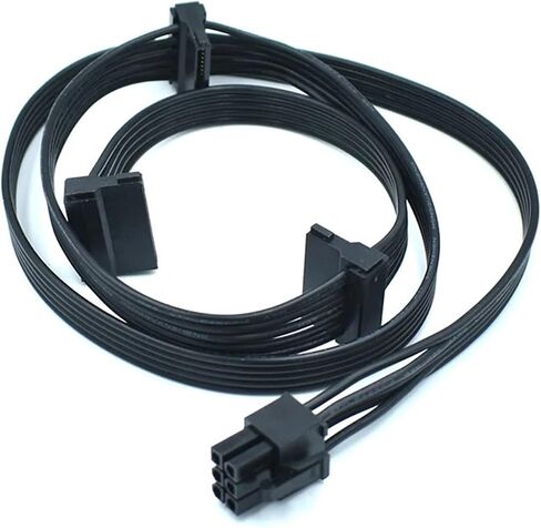 SATA/PATA 6 Pin to 3X SATA/3X IDE Drive Cable Replacement for HX1200 RM1000X RM850X RM650x RM550x RM750X PSUs(IDE) in Saudi Arabia