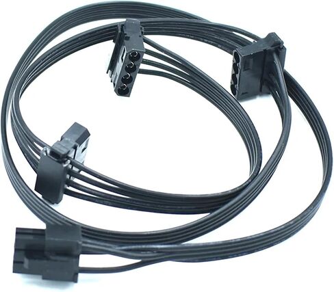SATA/PATA 6 Pin to 3X SATA/3X IDE Drive Cable Replacement for HX1200 RM1000X RM850X RM650x RM550x RM750X PSUs(IDE) in Saudi Arabia